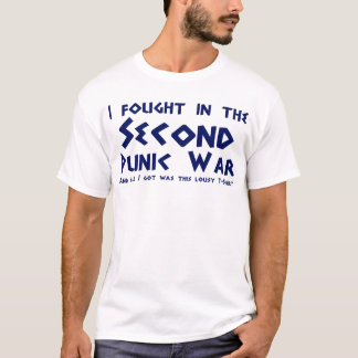 私は第2ポエニ戦争で戦いました Tシャツ