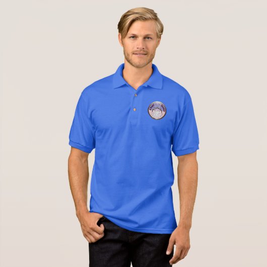 私は第2修正を支えます ポロシャツ (正面フル)