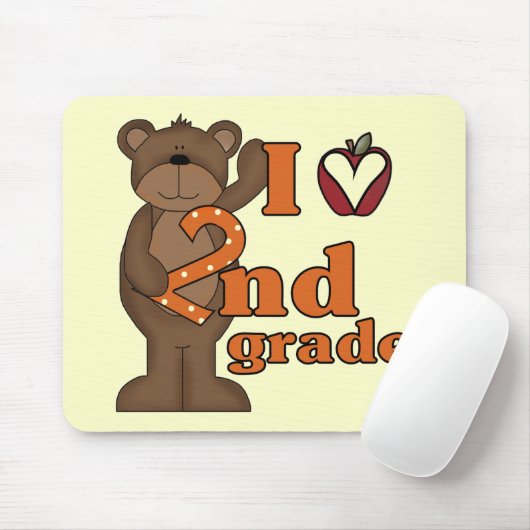 私は第2等級のTシャツおよびギフトを愛します マウスパッド (マウス)
