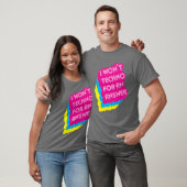 私は答えのおもしろいな言葉遊びのためのテクノ Tシャツ (ユニセックス)