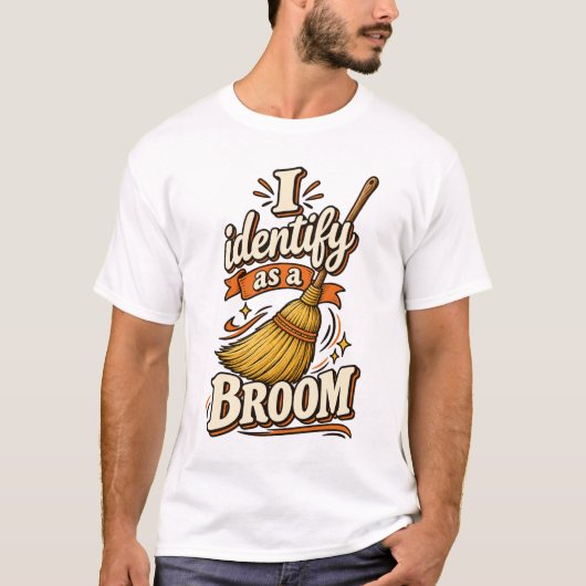 私は箒です Tシャツ (正面)