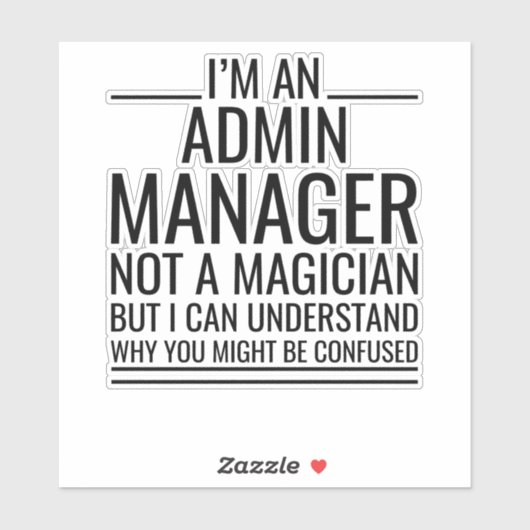 私は管理者マネージャーだがマジシャンではない シール (シート)