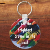 「私は箱の中で一番明るいクレヨンだ!」 キーホルダー (正面)