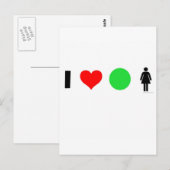 私は簡単が大好き ポストカード (正面/裏面)