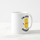 私は簡単に行き過ぎている コーヒーマグカップ (正面右)