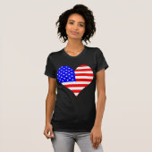 私は米国のプロダクト及びデザインを愛します! Tシャツ (正面フル)