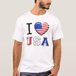 私は米国を愛します Tシャツ