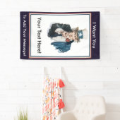 私は米国市民あなた自身のメッセージをカスタマイズほしいです 横断幕 (インサイチュ)