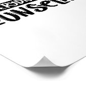 私は精神保健相談員の評価をカウンセリングしている ポスター (角)