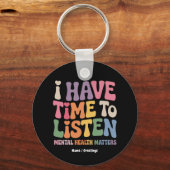 私は精神保健聞の認識度 キーホルダー (正面)