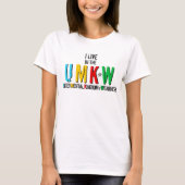 私は精神力統一されたの国に住んでいる Tシャツ (正面)