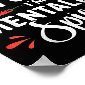 私は精神的熱狂するにスパイシーではない ポスター (角)