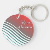 私は精神科医・キーチェーン キーホルダー (裏面)