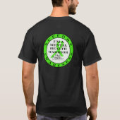 私は精神衛生の戦士です Tシャツ (裏面)