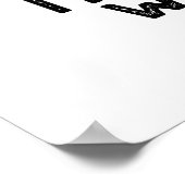 私は糊を付けておもしろいいる ポスター (角)