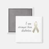 私は糖尿病磁石より強い マグネット (正面/裏面)