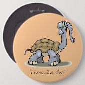 "私は糸口"ボタン持っていません 缶バッジ (正面&裏面)