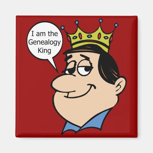 私は系図学王 マグネット (正面)