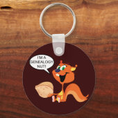 私は系図学 キーホルダー (正面)