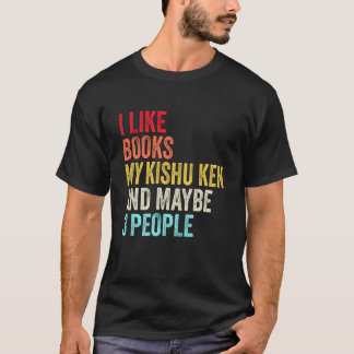 私は紀州見犬の本が好きで、3人くらいかな Tシャツ