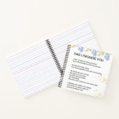 私は約束する – 愛の詩 ノートブック (内部)