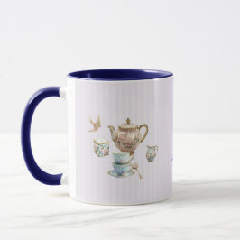 私は紅茶 テーマのマグカップ – ライラック モノグラム マグカップ