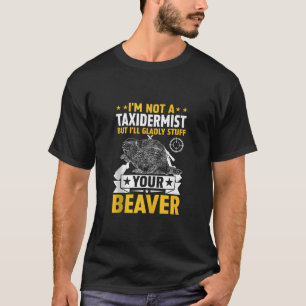 私は納税者ではないおもしろい狩りビーバーリフ Tシャツ