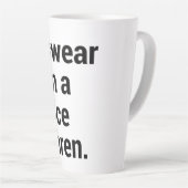 私は素敵なカレンカレンおもしろいミーム カフェラテマグ (右アングル)