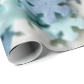 私は素敵なハートと雪の結晶であなたが大好き！ ラッピングペーパー (ロールコーナー)