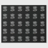 私は素敵なリスト先生の先生クリスマス ラッピングペーパー (フラット)