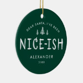 私は素敵な子供のクリスマスフォトを行った セラミックオーナメント (右)