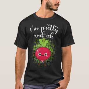私は素晴らしいかわいらし風のベジタリアンおもしろいビーガン大根 Tシャツ