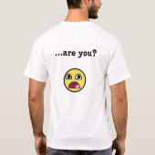 私は素晴らしいです Tシャツ (裏面)