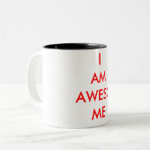 私は素晴らしいコーヒーのマグです ツートーンマグカップ (正面左)