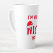 私は素晴らしいリストに載っている カフェラテマグ (左アングル)