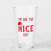 私は素晴らしいリストに載っている タンブラーグラス (正面)