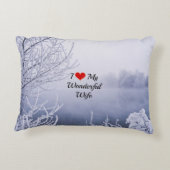 私は素晴らしい妻を愛している アクセントクッション (裏面)