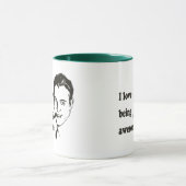 私は素晴らしい愛します マグカップ (中央)