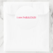 私は素晴らしい！ ラウンドシール (バッグ)