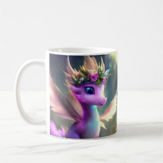 私は素晴らしい(紫の妖精のドラゴン)で見る コーヒーマグカップ