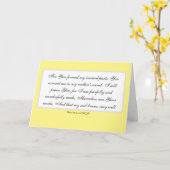 私は素晴らしく作られた カード (黄色い花)