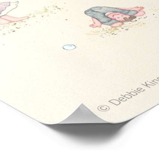 私は素晴らしく作られた ポスター (角)