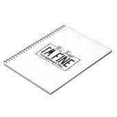 私は素晴らしすべて素晴らしが皮肉素晴らしだ ノートブック (左側)