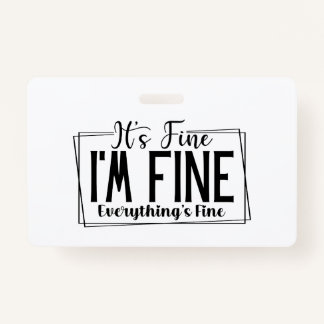 私は素晴らしすべて素晴らしが皮肉素晴らしだ バッジ