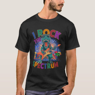 私は素晴らしスペクトル自閉症パパ平和愛をロック Tシャツ