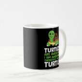 私は素晴らし亀素晴らしだから コーヒーマグカップ (正面右)