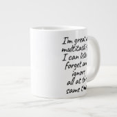 私は素晴らし仕事数々のだ ジャンボコーヒーマグカップ (正面右)