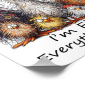 私は素晴らし全て素晴らしがチキン素晴らしだ ポスター (角)