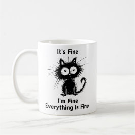 私は素晴らし全て素晴らしの猫だおもしろいよ コーヒーマグカップ