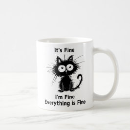 私は素晴らし全て素晴らしの猫だおもしろいよ コーヒーマグカップ